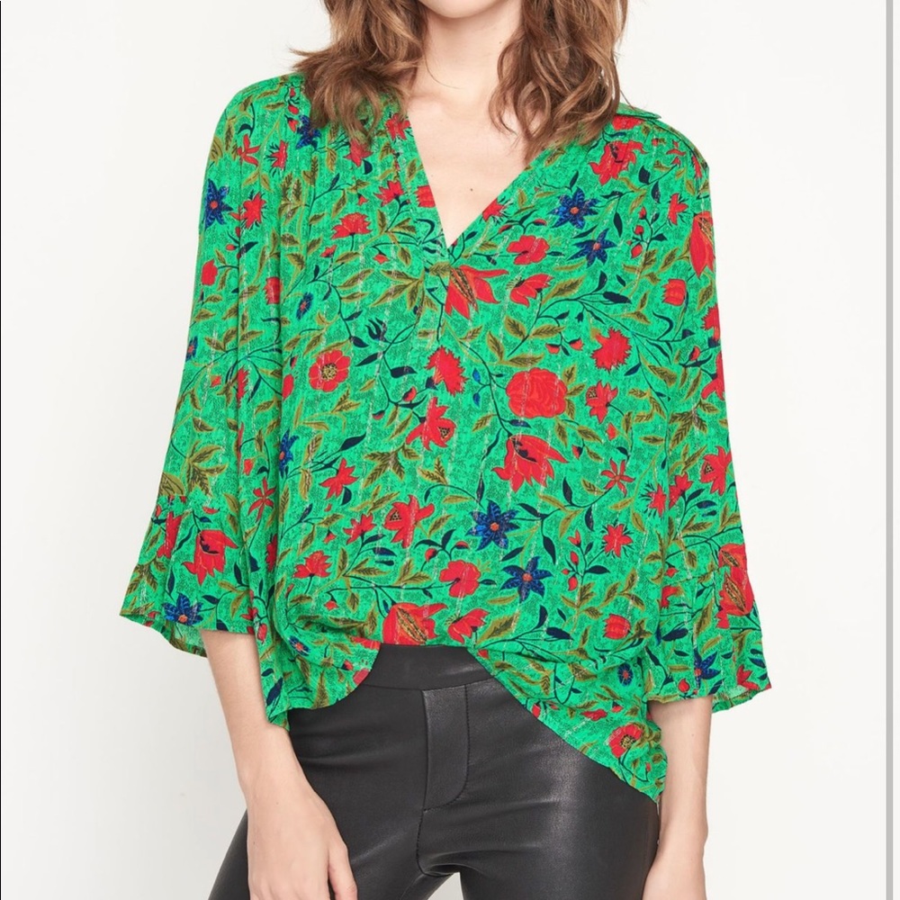 Ba&sh isylde lady shirt size 1
